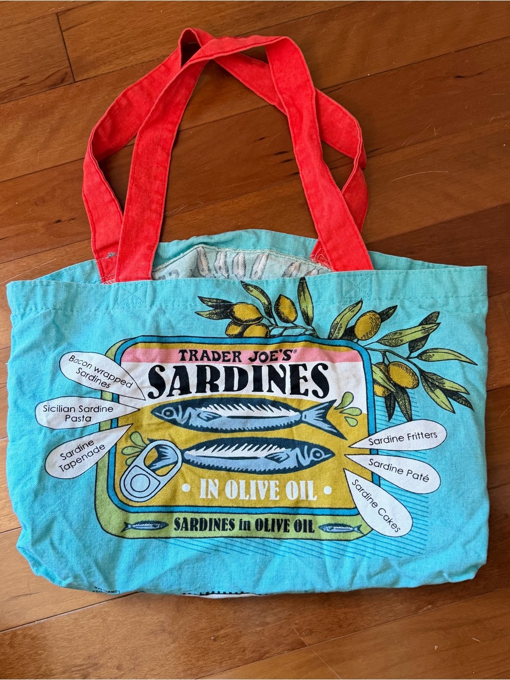 Trader Joe's Sardines Tote Bag